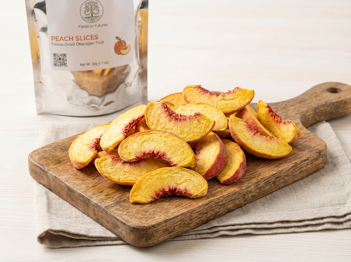 Freeze Dried Peach Slices