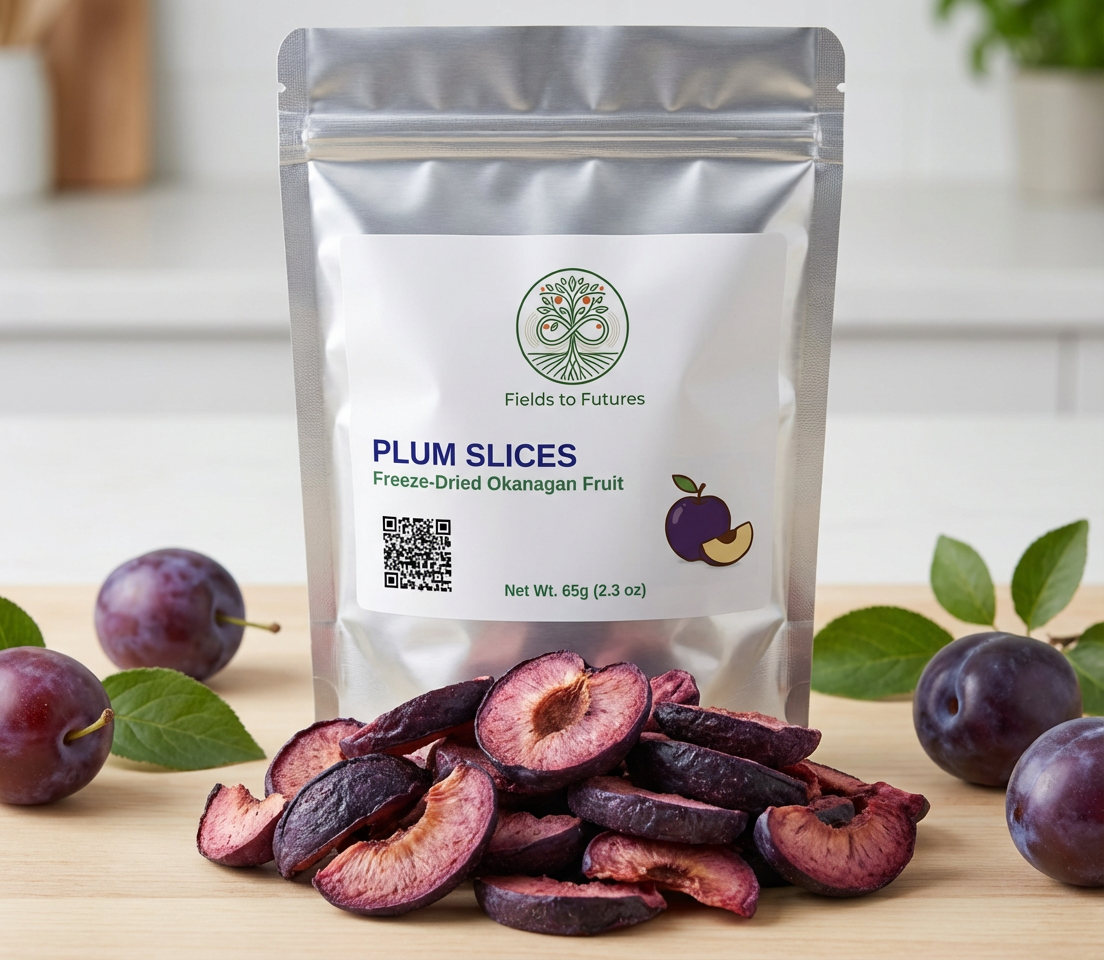 Freeze Dried Plum Slices