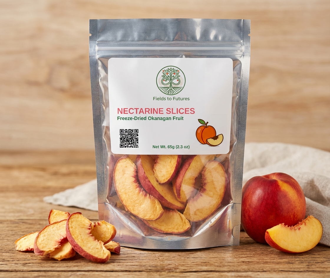 Freeze Dried Nectarine Slices