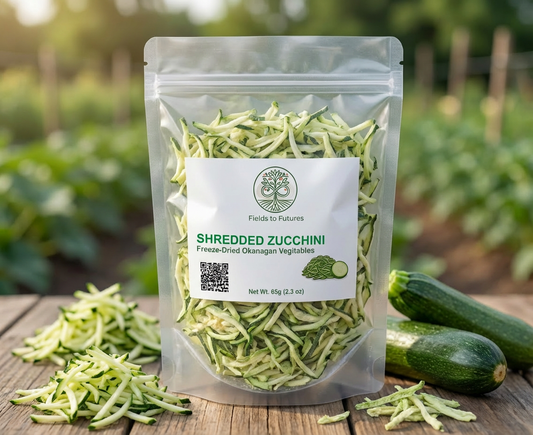 Freeze Dried Zucchini Shred